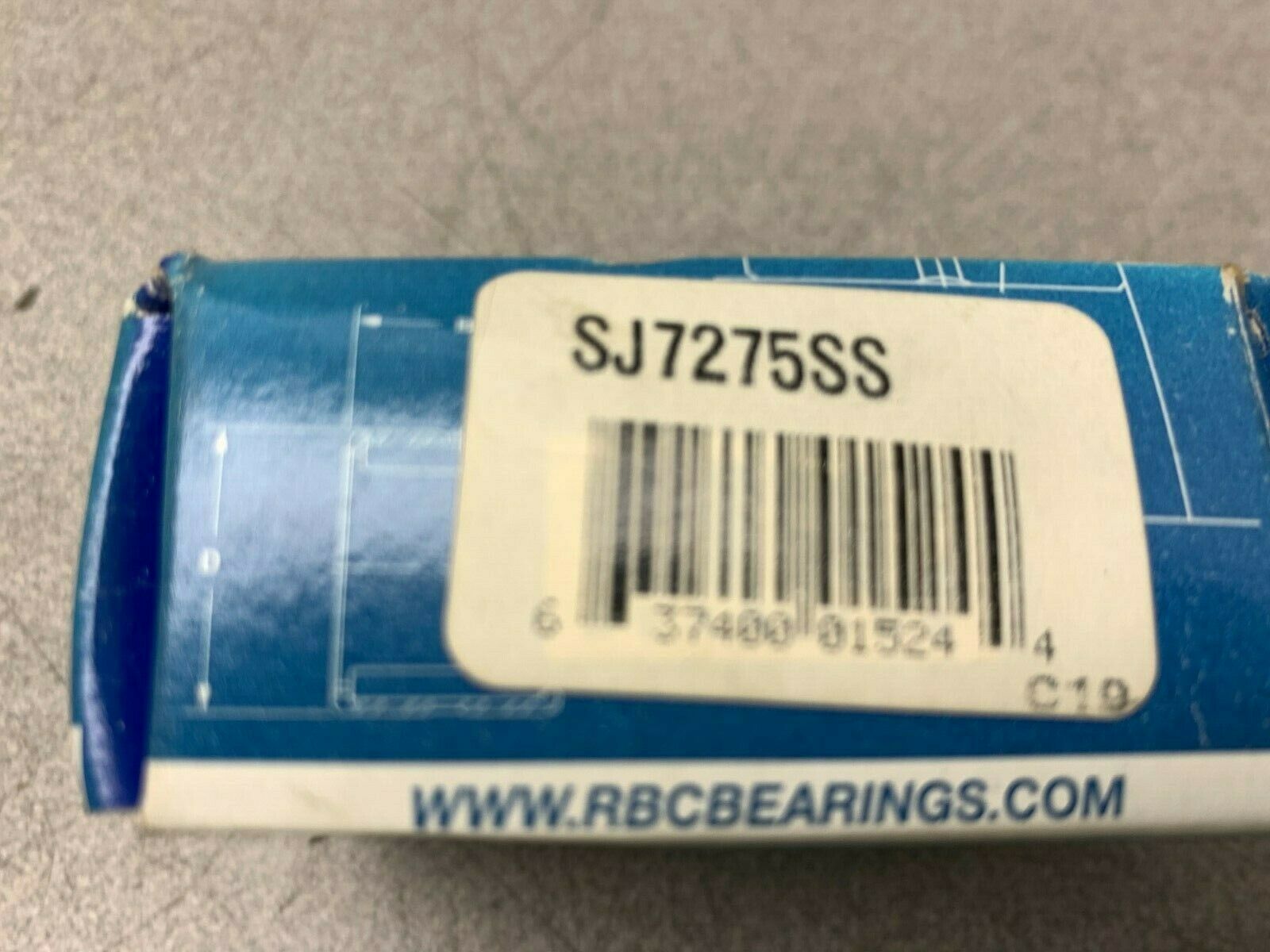 NEW IN BOX RBC NEEDLE ROLLER BEARING SJ7275SS