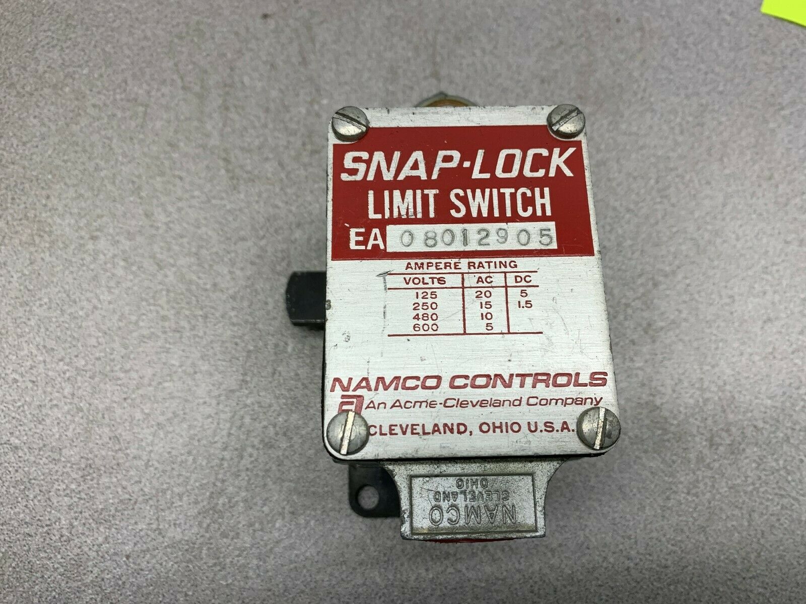 NEW NO BOX NAMCO SWITCH 08012905