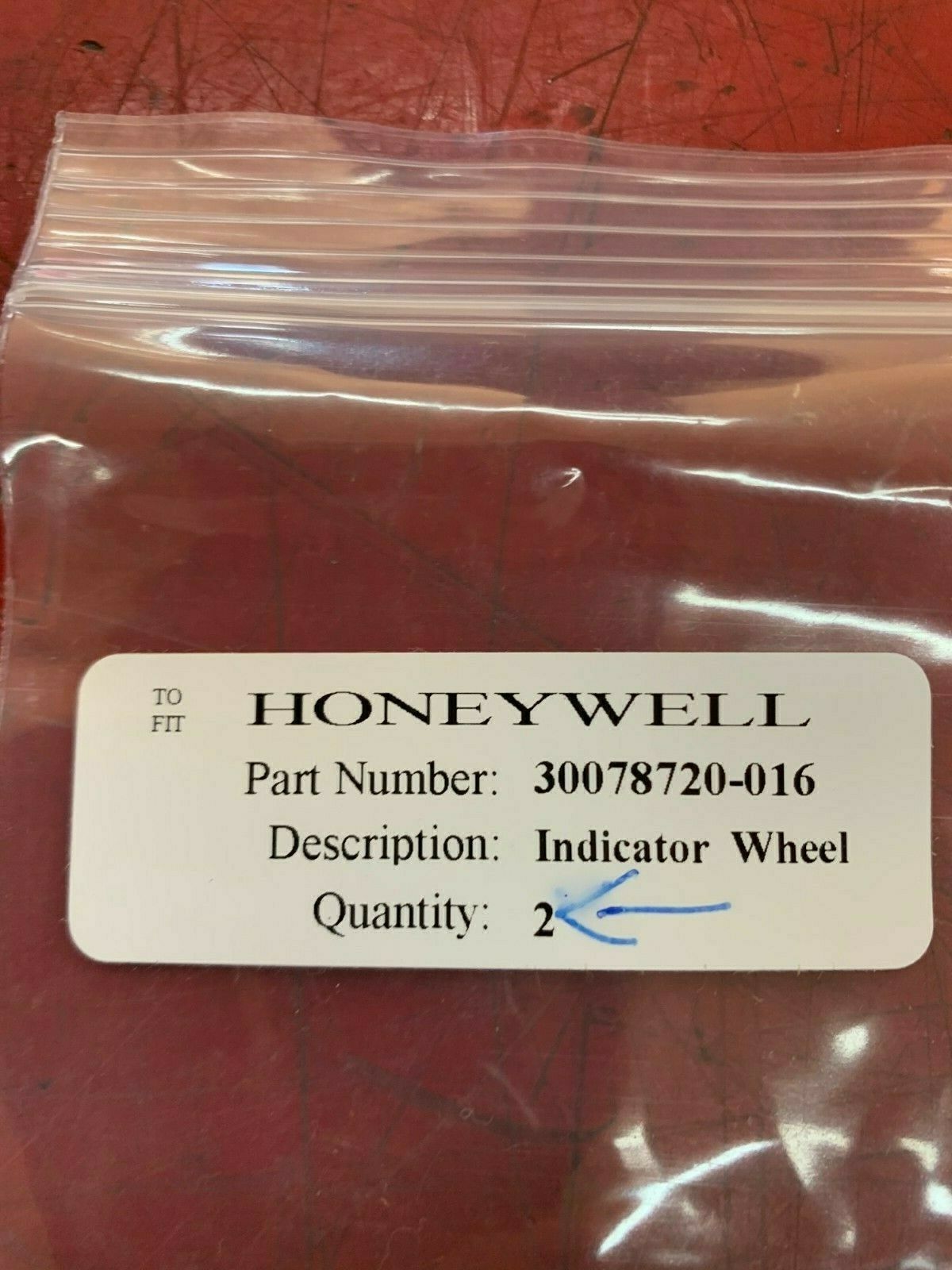 LOT OF 2 NEW NO BOX HONEYWELL INDICATOR WHEEL 30078730-016