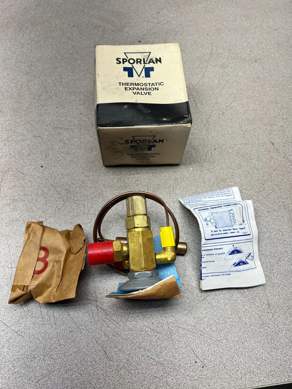 NEW IN BOX SPORLAN VALVE FVE-1/4-C