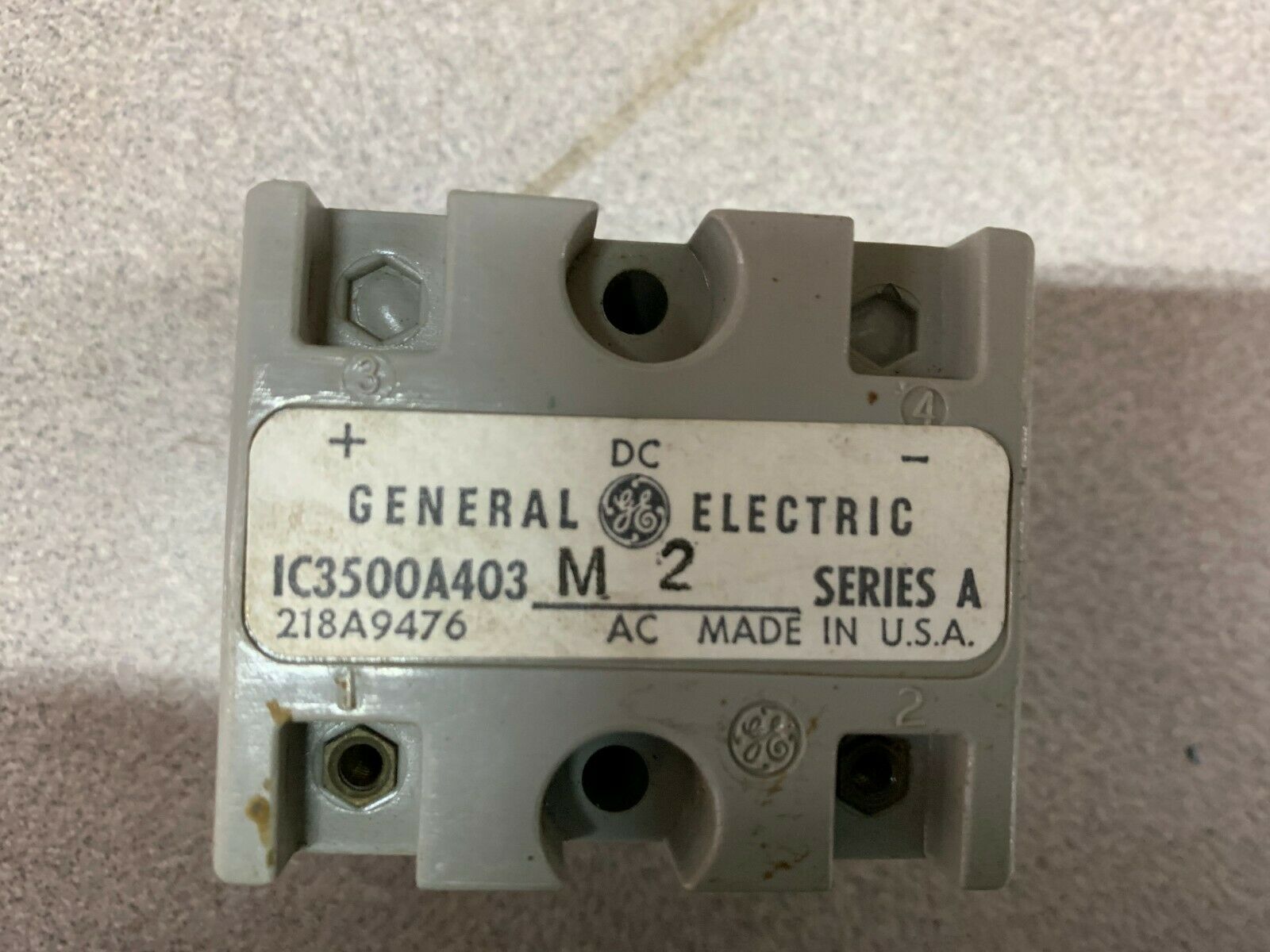 USED GENERAL ELECTRIC RECTIFIER IC3500A403M2