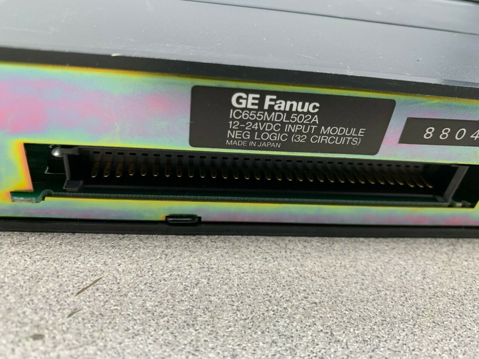 USED GE FANUC INPUT MODULE IC655MDL502A