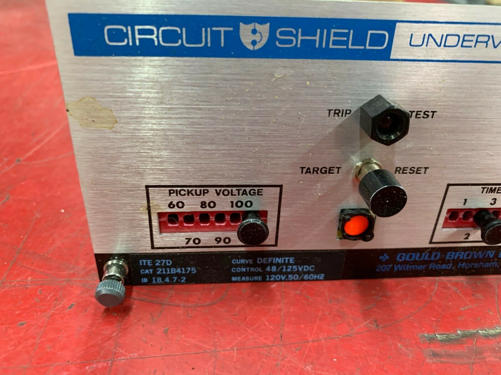 NEW IN BOX GOULD ITE 27D CIRCUIT SHIELD UNDERVOLTAGE RELAY 211B4175