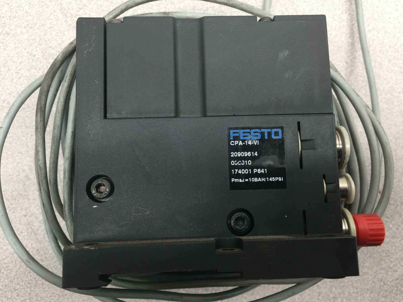 USED FESTO SOLENOID VALVE TERMINAL CPA-14-VI 174001 P641