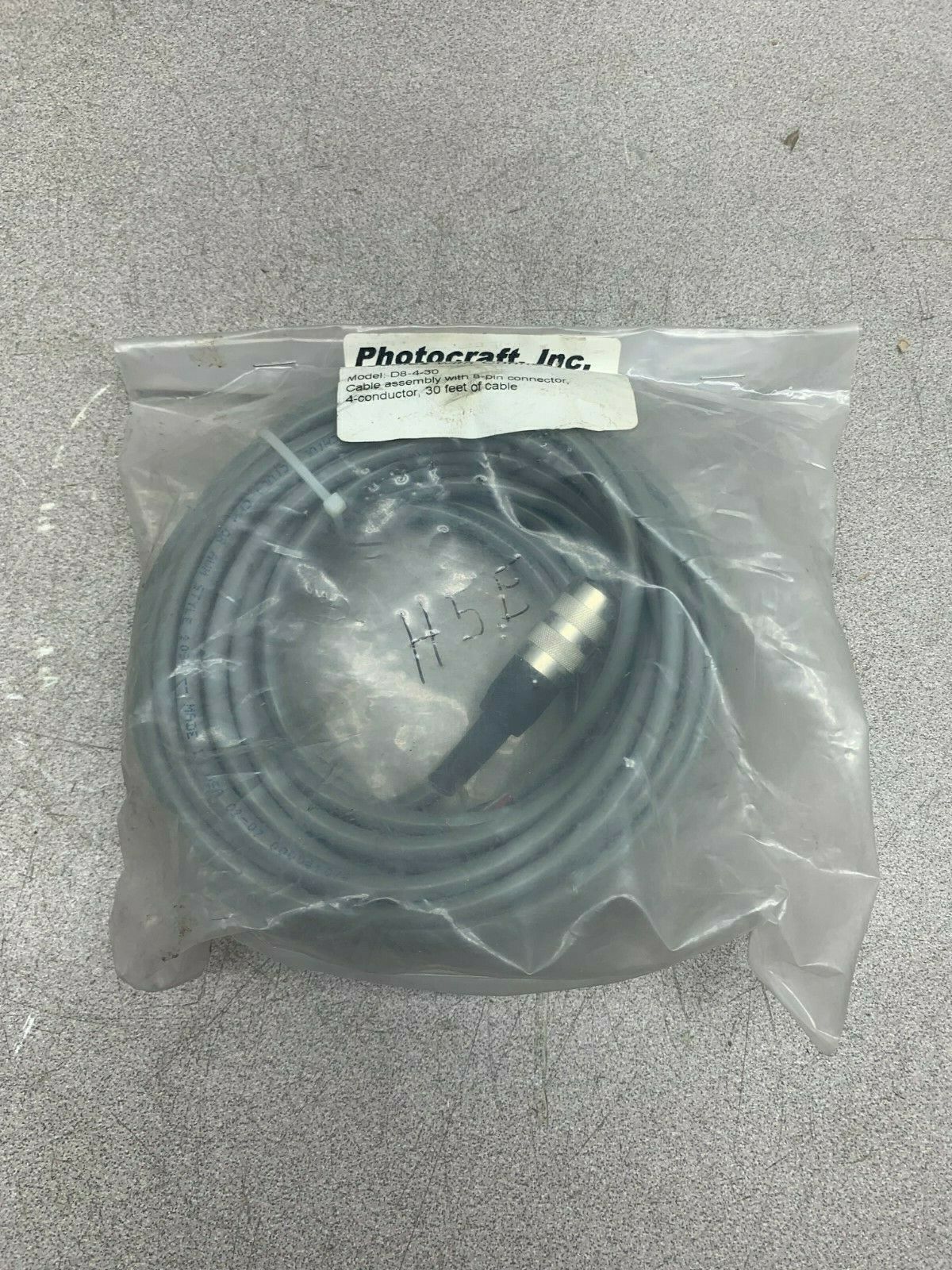 NEW IN BAG PHOTOCRAFT CABLE WITH CONNECTORS D8-4-30