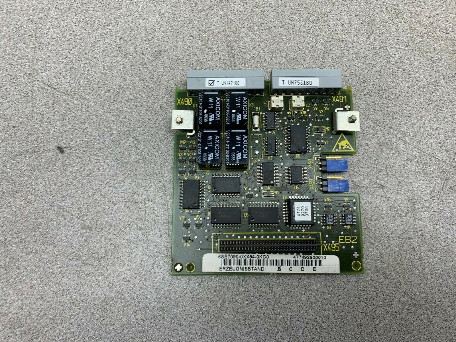 USED SIEMENS CIRCUIT BOARD 6SE7090-0XX84-OKC0