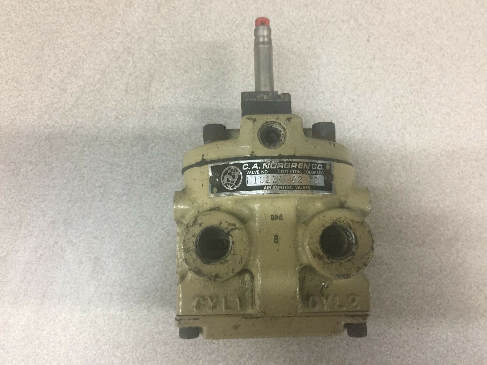 USED NORGREN PNUMATIC VALVE F1012C-02-C1