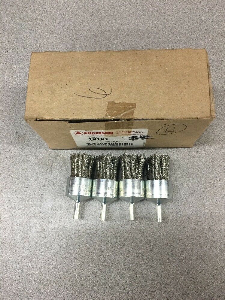 NEW BOX OF 4 ANDERSON 1 1/8 WIRE END BRUSH 12101