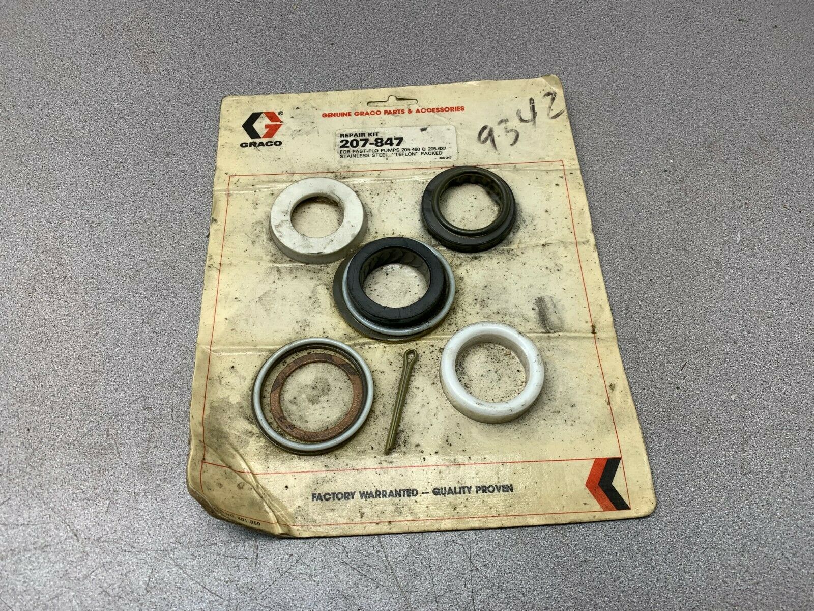 NEW GRACO REPAIR KIT 207-847