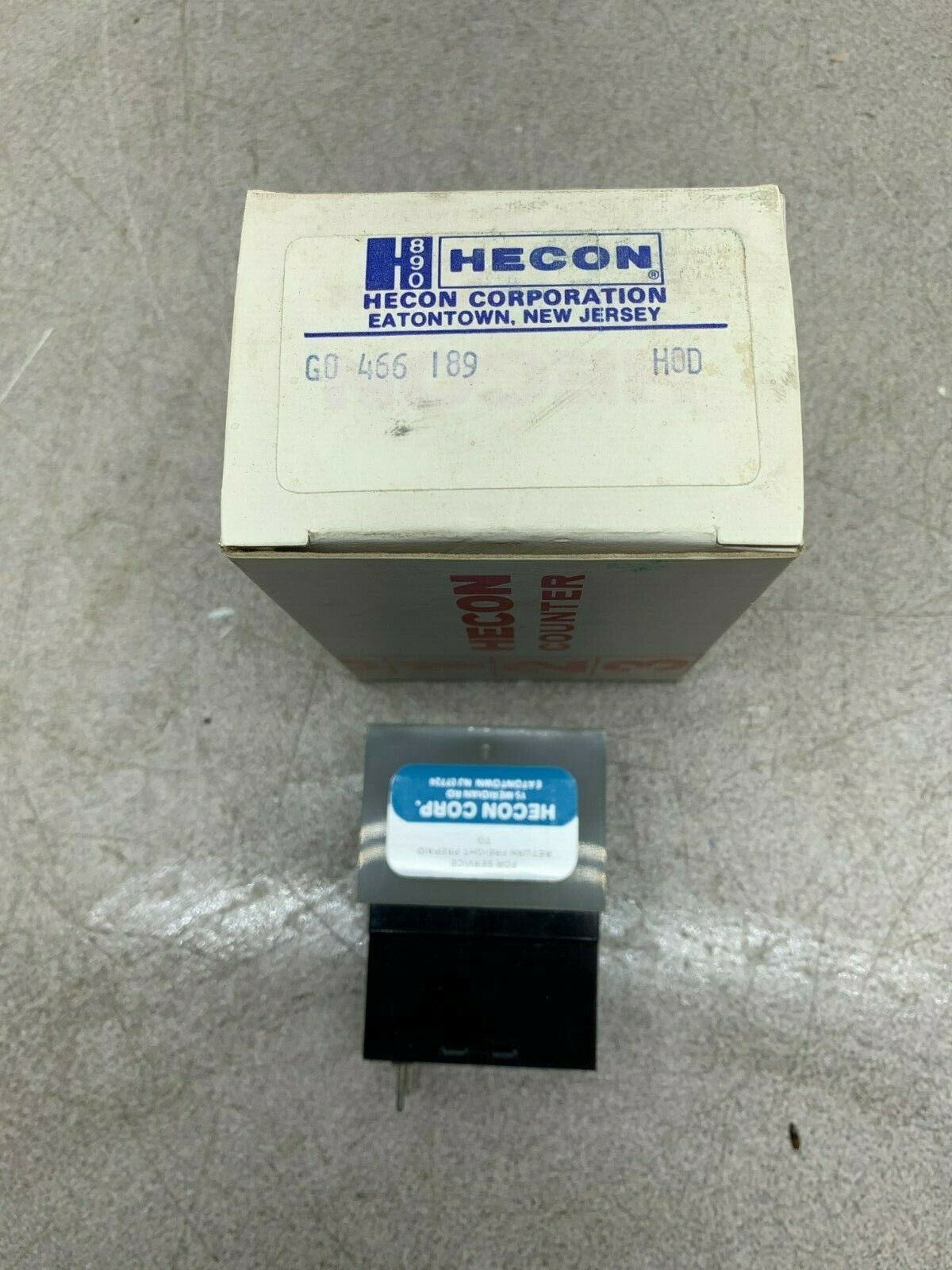 NEW IN BOX HECON COUNTER G0 466 189