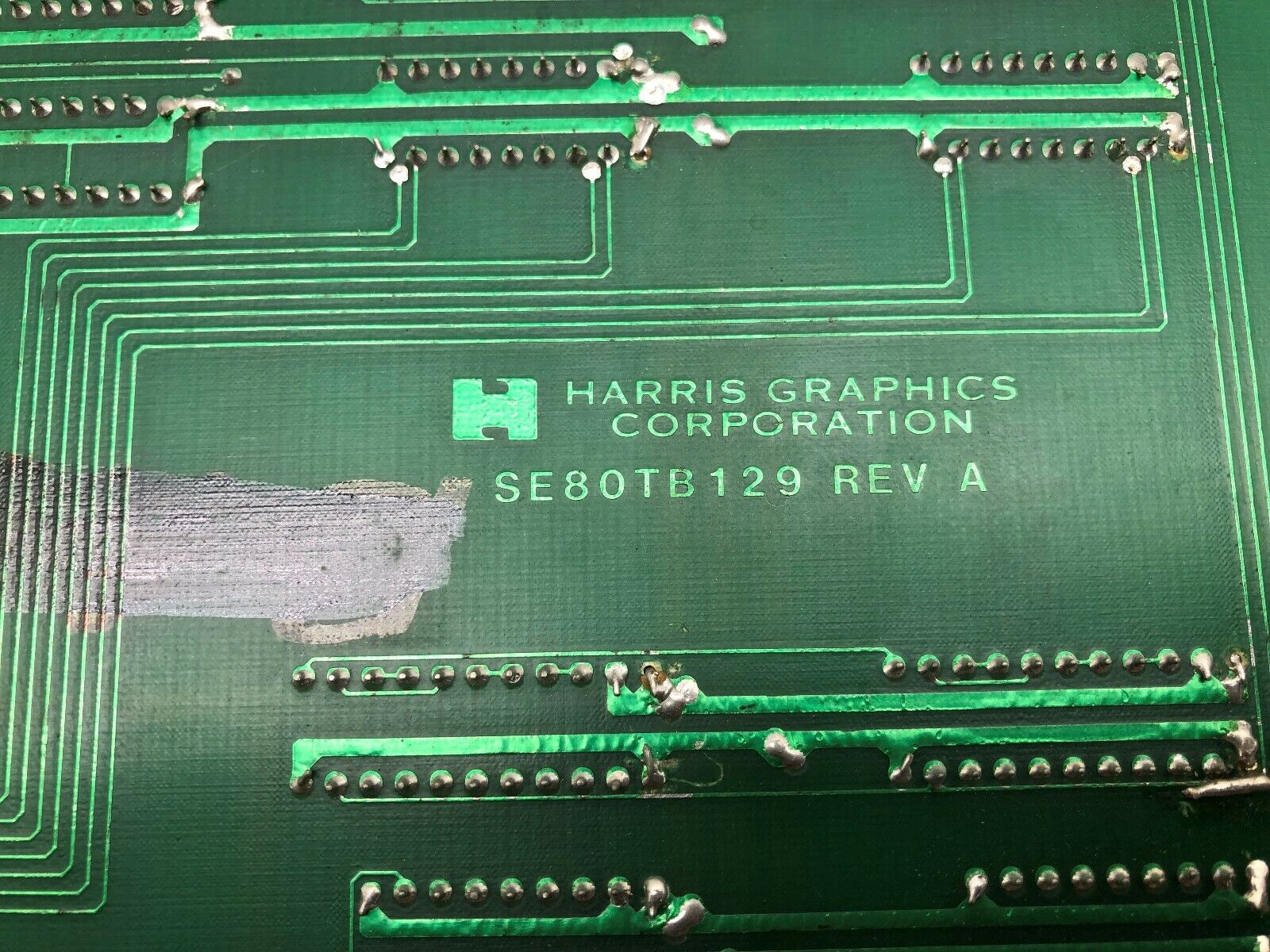 USED HARRIS GRAPHICS INTERFACE ASSY  SE80TA129 REV A