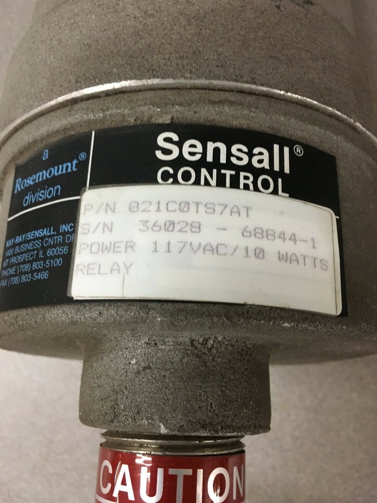 NEW ROSEMOUNT SENSALL CONTROL TRANSMITTER 021C0TS7AT