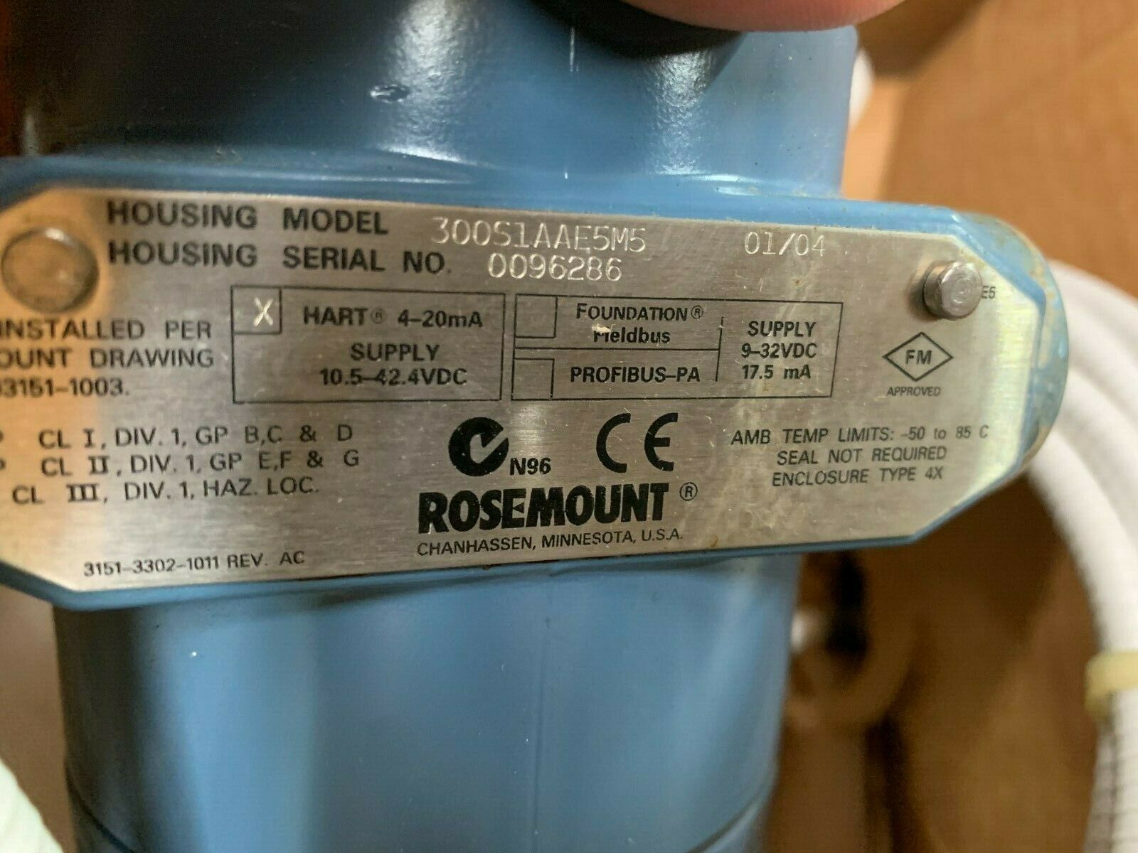 NEW ROSEMOUNT 3051S1CD2A2B12A1AE5B4M5 TRANSMITTER 300S1AAE5M5