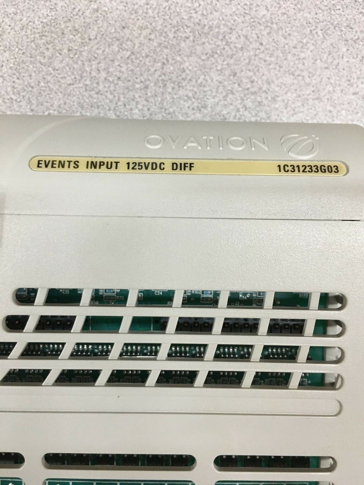 USED OVATION EVENTS INPUT MODULE 1C31233G03