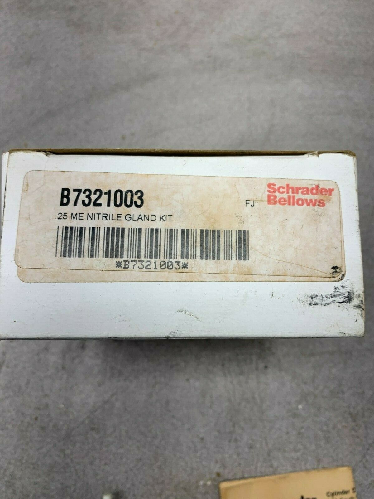 NEW IN BOX SCHRADER BELLOWS GLAND KIT B7321003