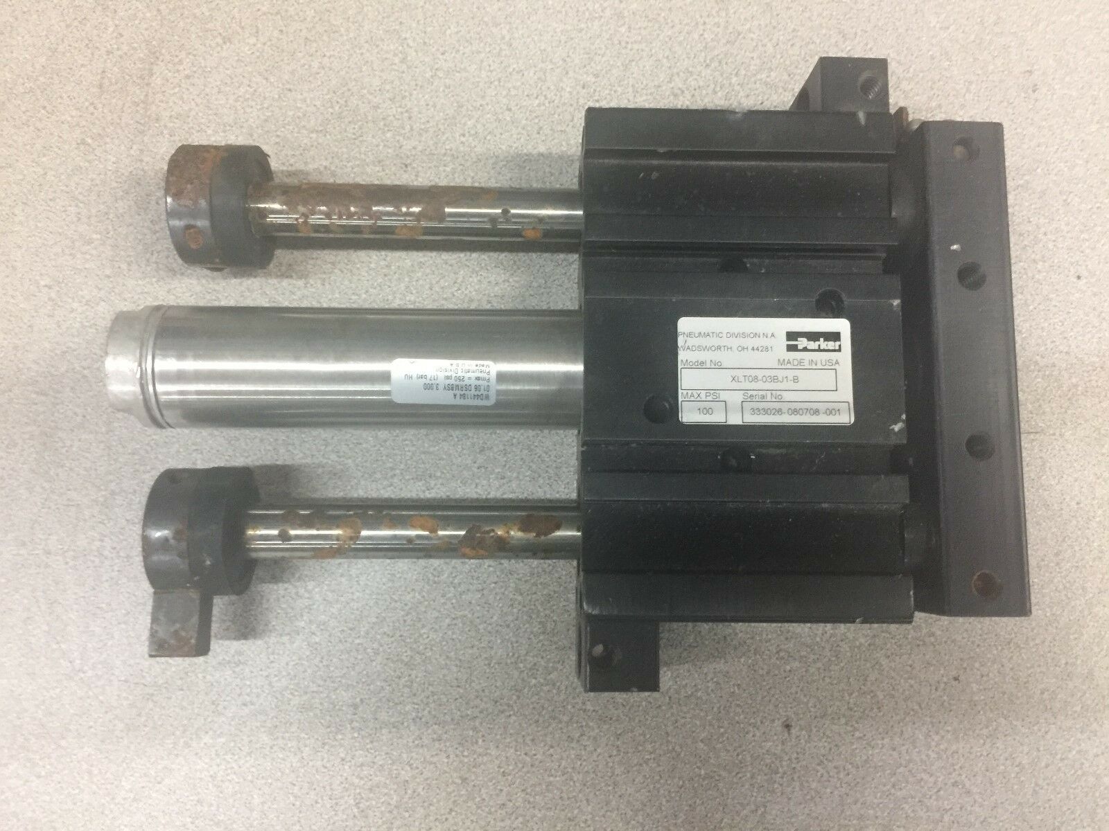 NEW NO BOX PARKER LINEAR ACTUATOR XLT08-03BJ1-B