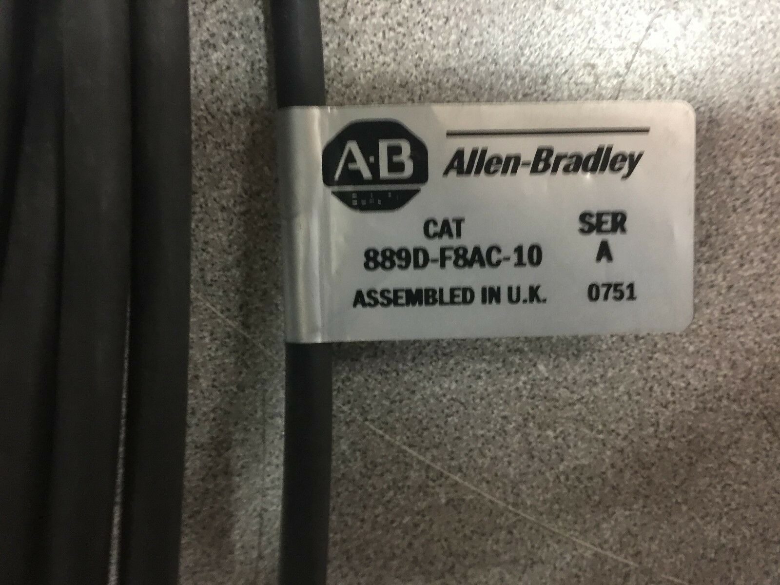 USED ALLEN BRADLEY QD CABLE 8 PIN 889D-F8AC-10