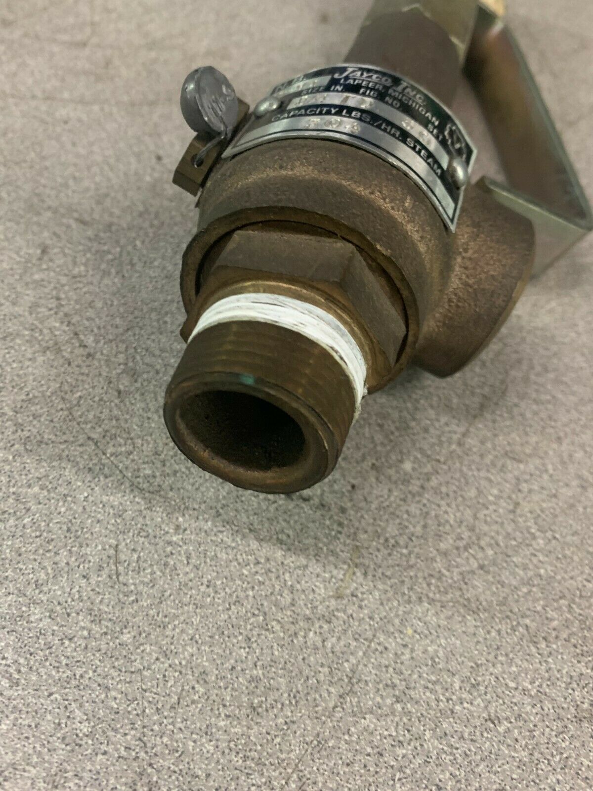 USED JAYCO 3/4" RELIEF VALVE 3/4 TD 50