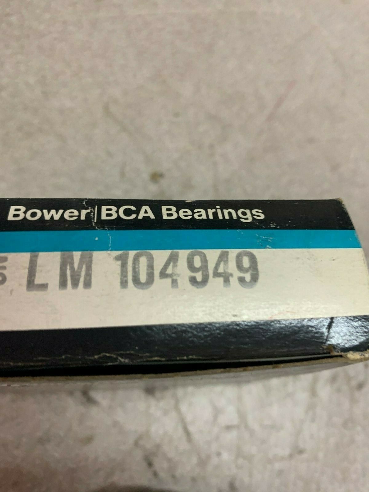 NEW IN BOX BOWER TAPERED ROLLER BEARING LM 104949