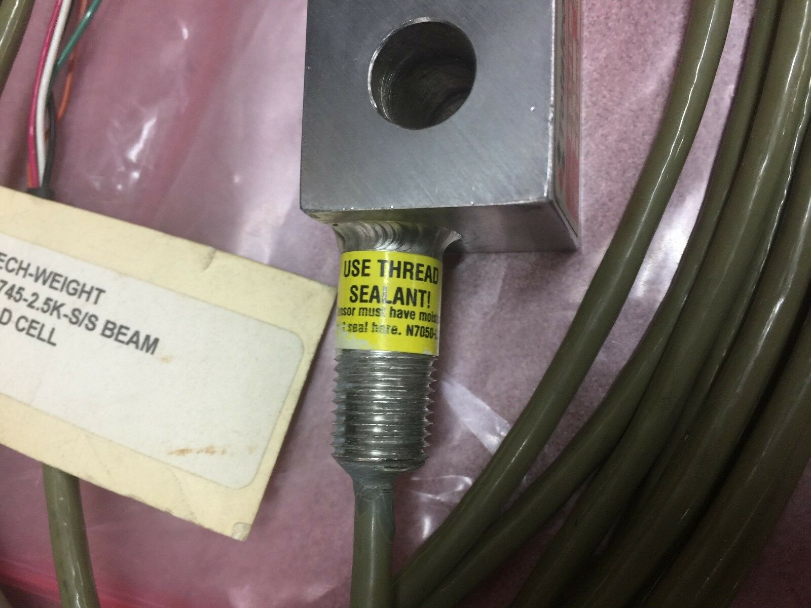 NEW NO BOX TOTALCOMP LOAD CELL TB745-2.5K-SS