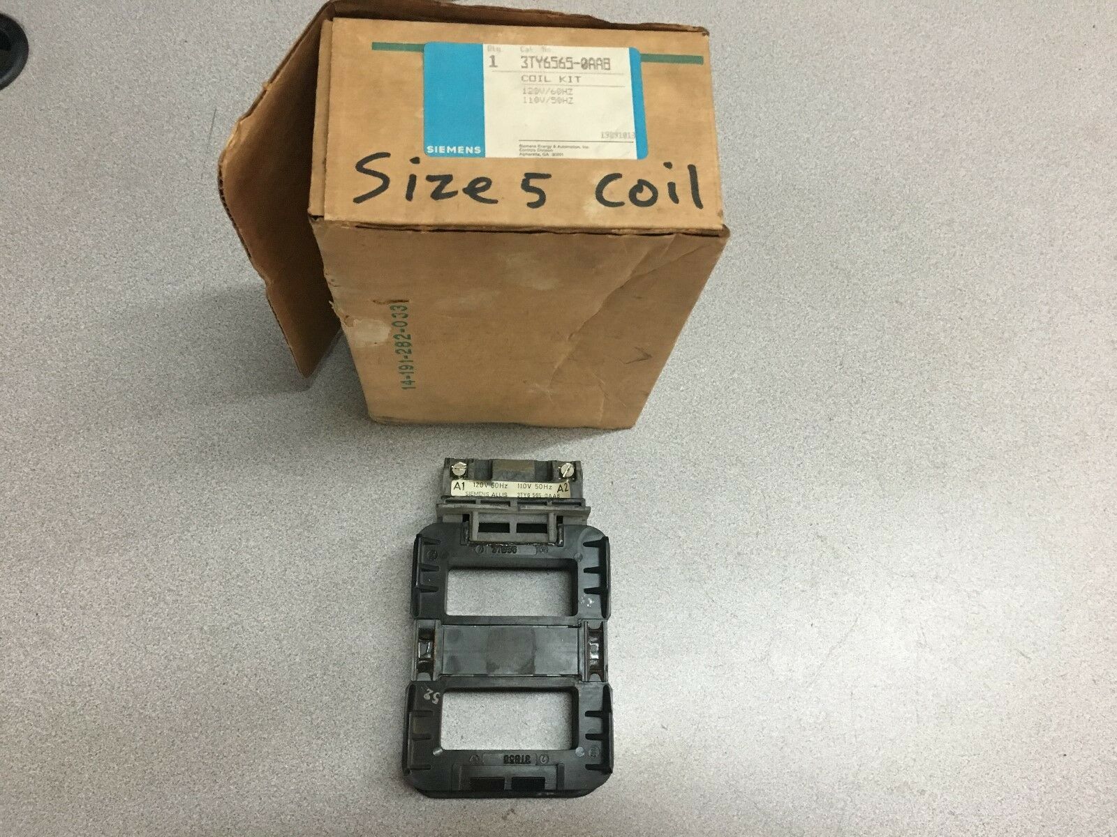 NEW IN BOX SIEMENS 110/120V. COIL 3TY6 565-0AA8