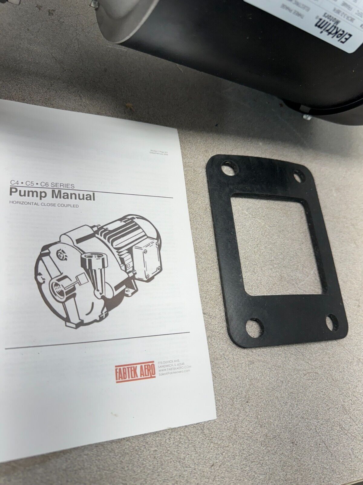 NEW FABTEK 2HP 460V. CONDENSATE PUMP 32020C6BC-F