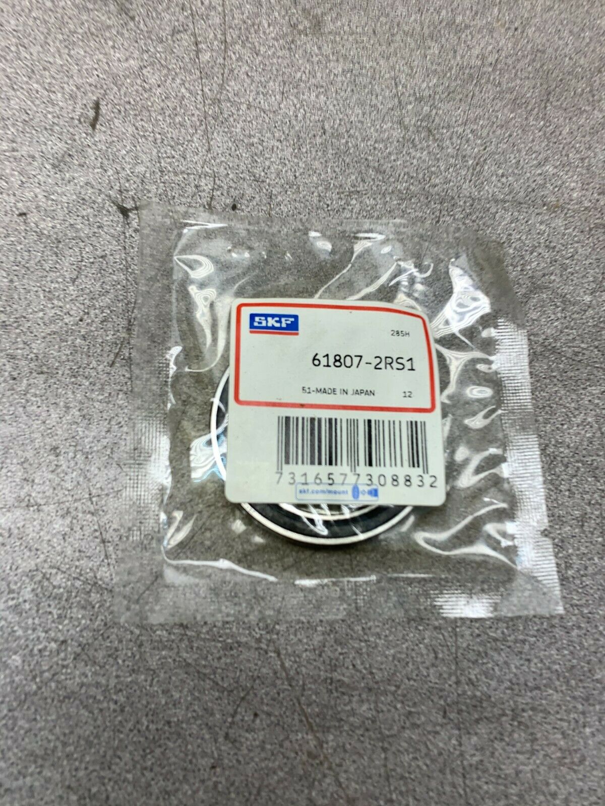 NEW IN BAG SKF BEARING 61807-2RS1