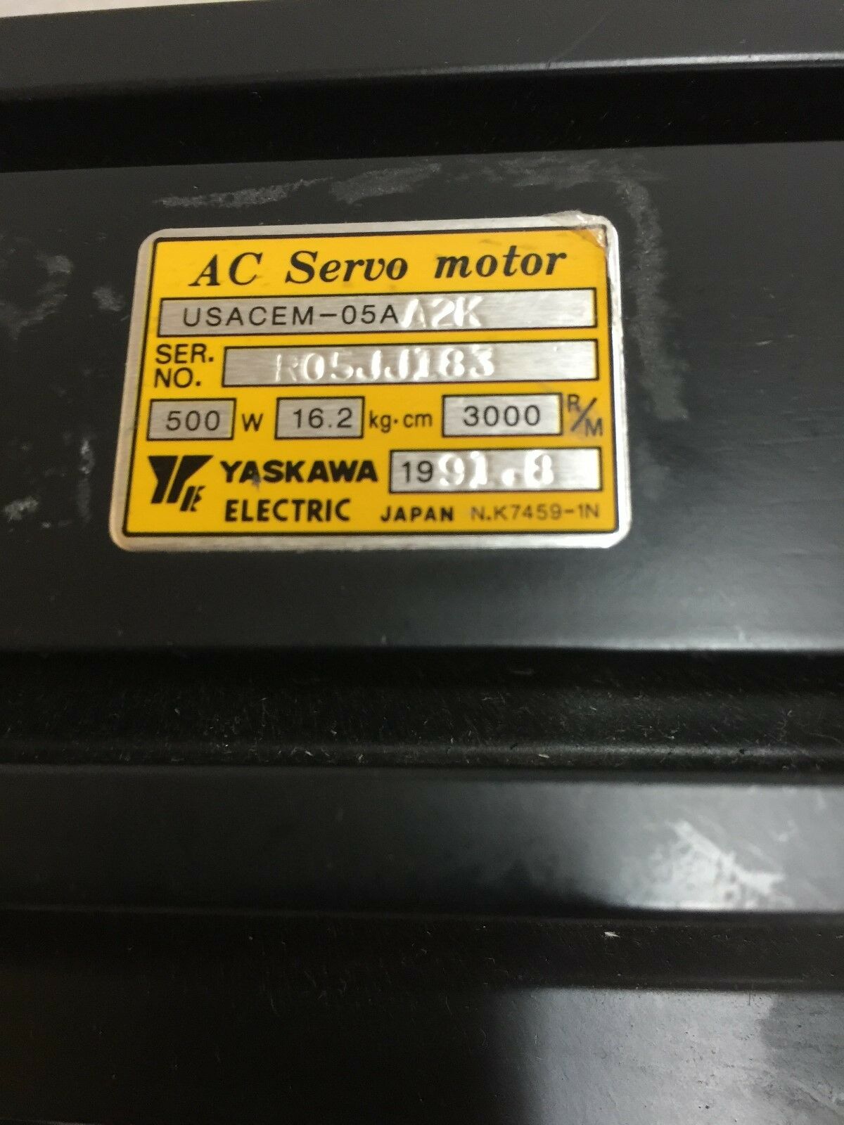 NEW YASKAWA AC SERVO MOTOR USACEM-05AA2K