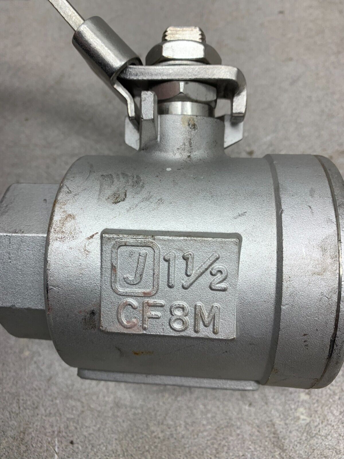 NEW JAMESBURY 1000 CWP 1-1/2" CF8M STAINLESS BALL VALVE 6F-3600MT-B