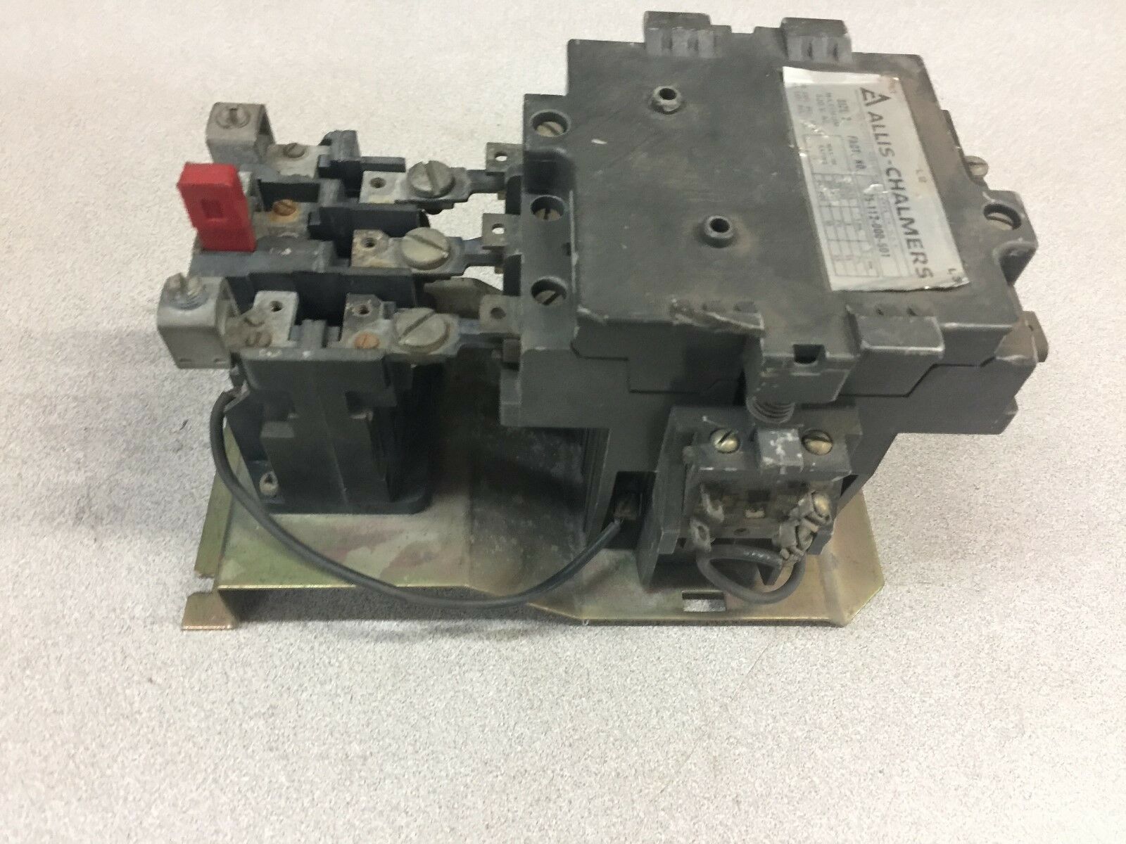 USED ALLIS-CHALMERS SIZE2 600VAC 3PH STARTER 25-112-000-501