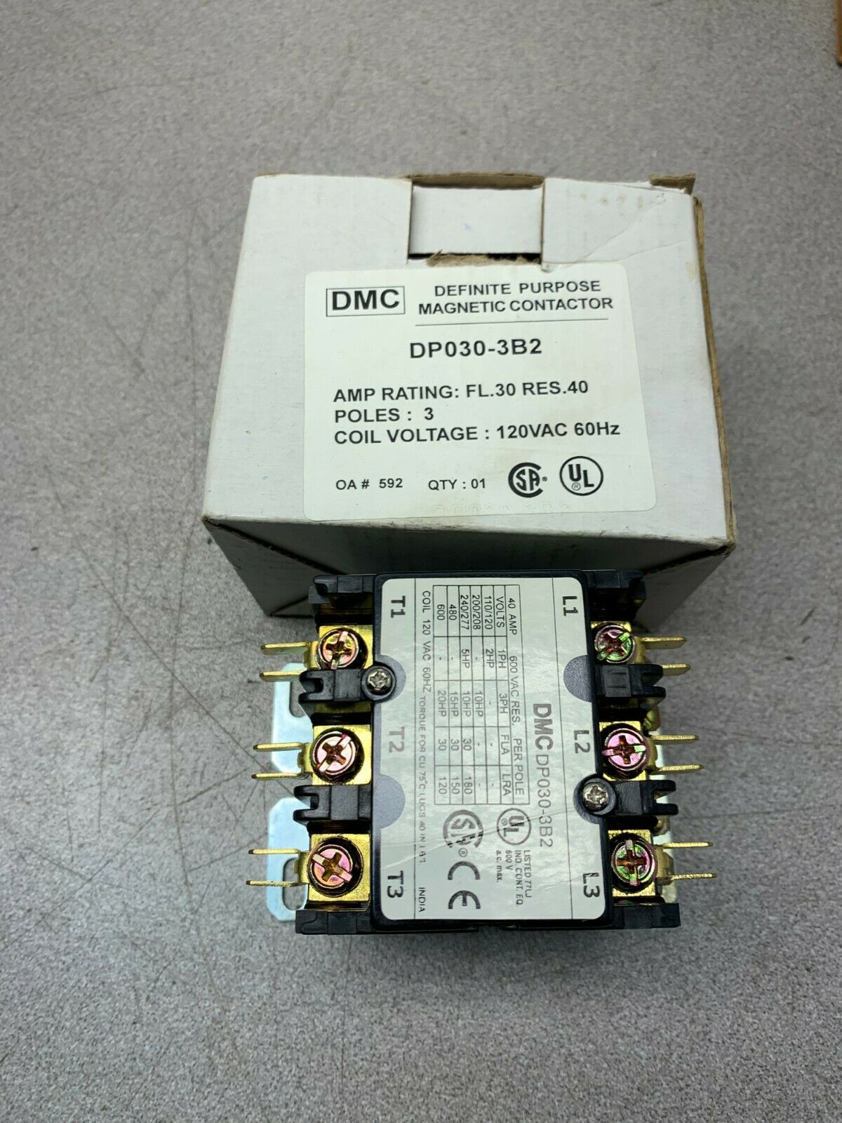 NEW IN BOX DMC CONTACTOR DP030-3B2