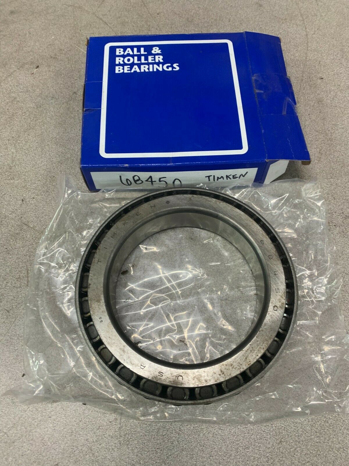 NEW TIMKEN TAPERED ROLLER CONE BEARING 68450