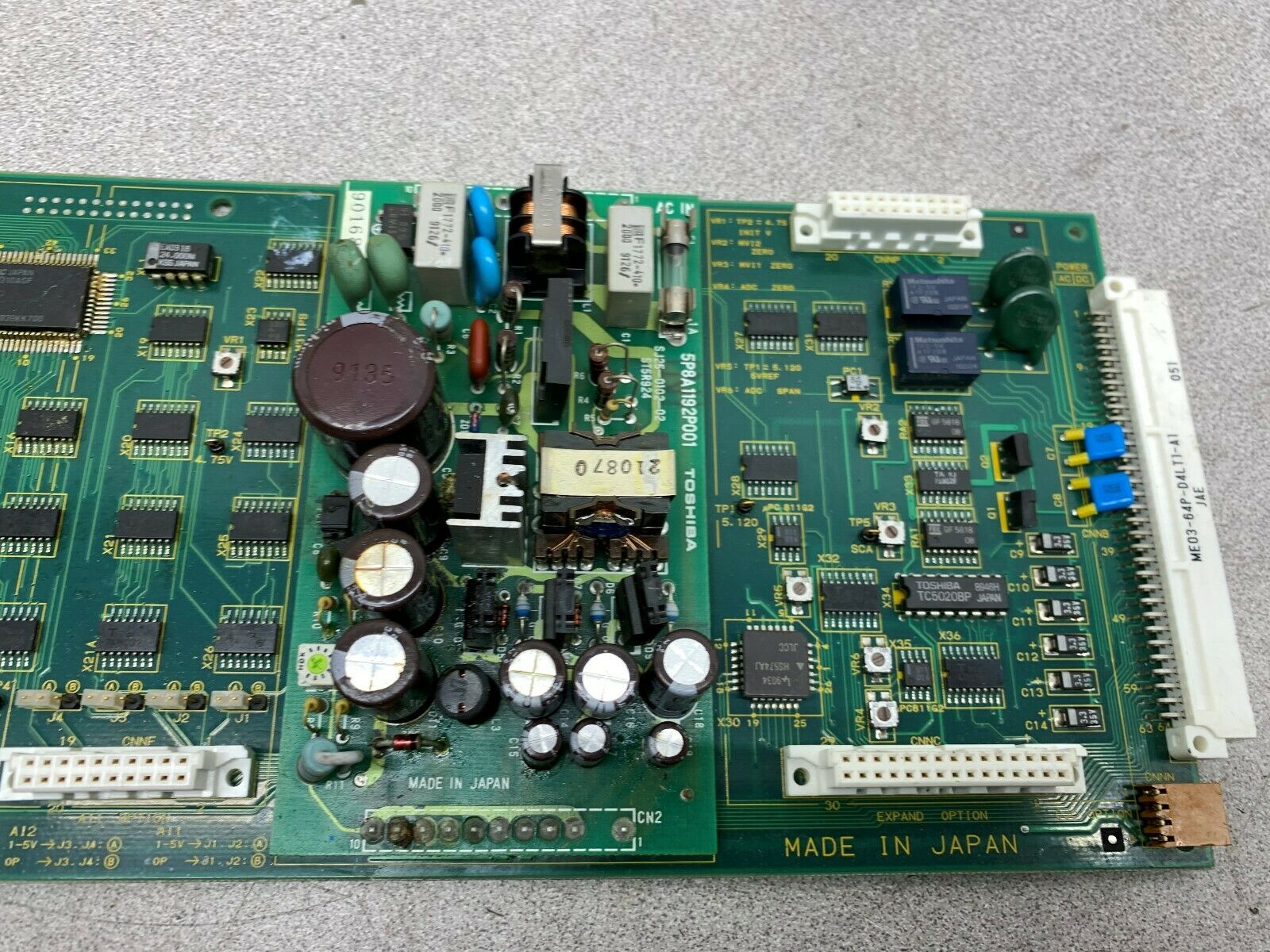 USED TOSHIBA CIRCUIT BOARD EBMU31 2N8A2456-D