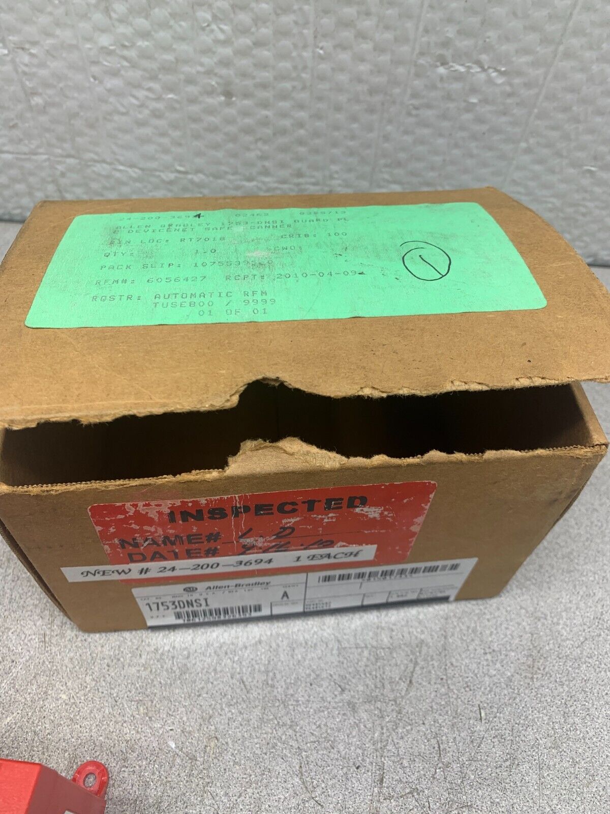 NEW ALLEN-BRADLEY DEVICENET SAFETY SCANNER 1753-DNSI SERIES A