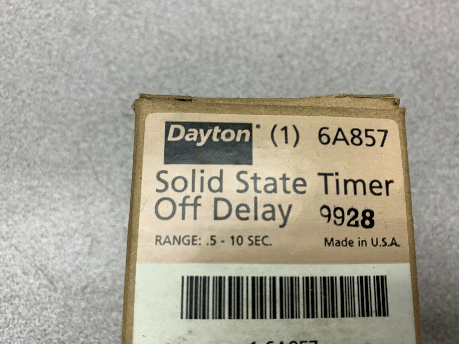 NEW IN BOX DAYTON SOLID STATE TIMER 6A857