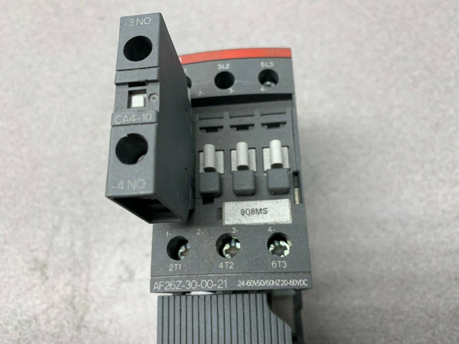 USED ABB CONTACTOR AF26Z-30-00-21 WITH TF42-24 OVERLOAD RELAY