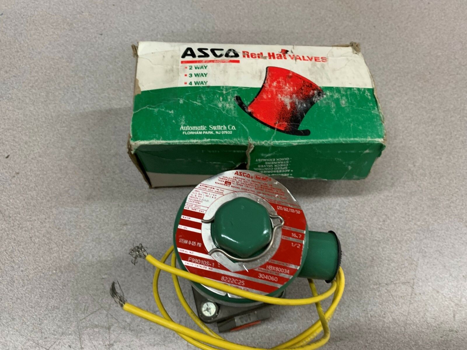 NEW IN BOX ASCO VALVE 8222C25