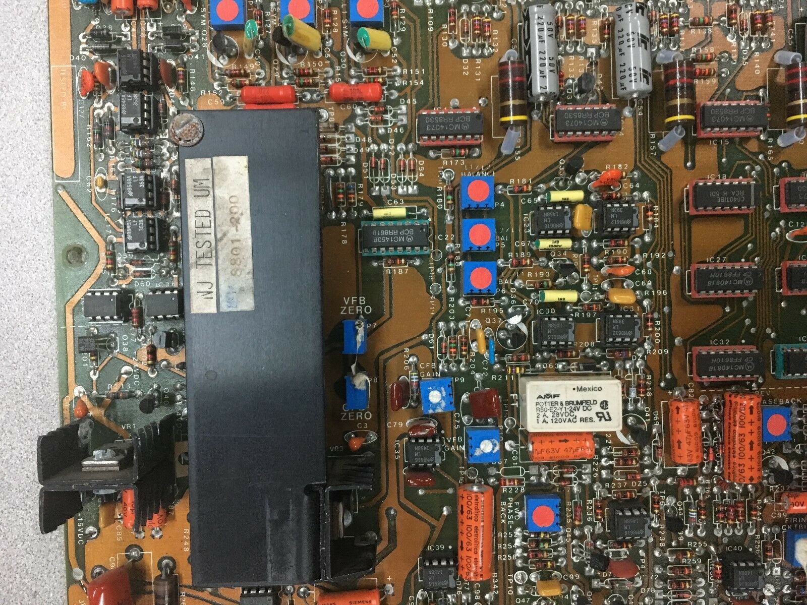 USED SABINA V&I FB ISOLATOR CONTROL BOARD 8801 REV. B