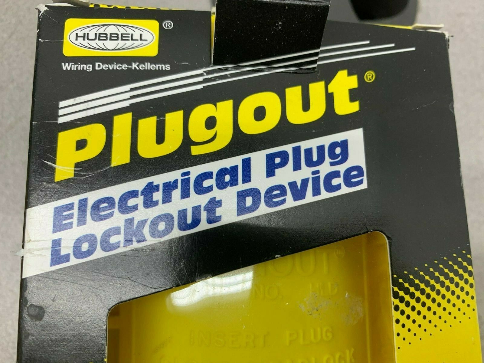 LOT OF 2 NEW IN PACKAGE HUBBELL ELECTRICAL PLUG LOCKOUT DEVICE HLD