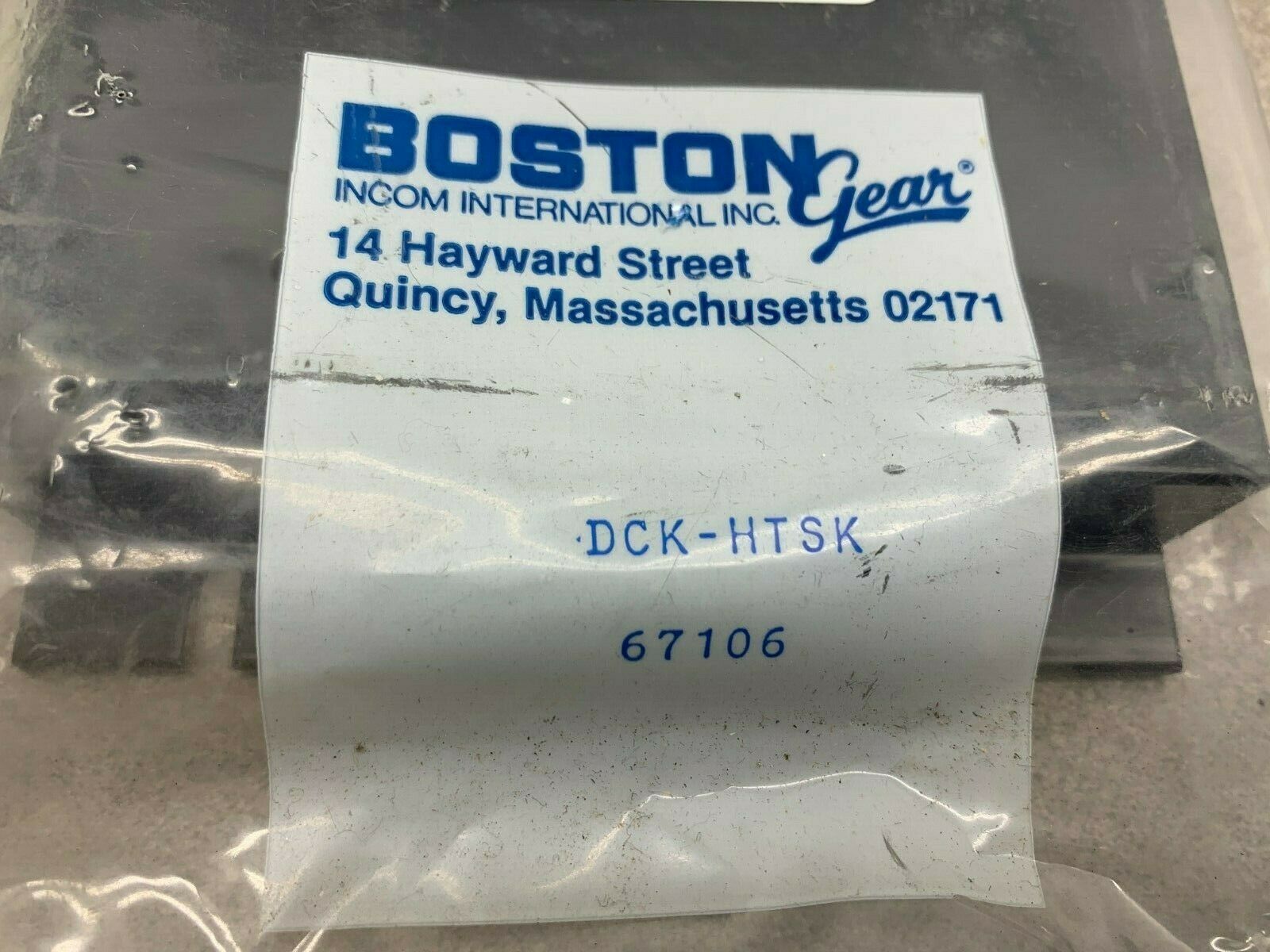 NEW NO BOX BOSTON GEAR DRIVE BASE DCK-HTSK