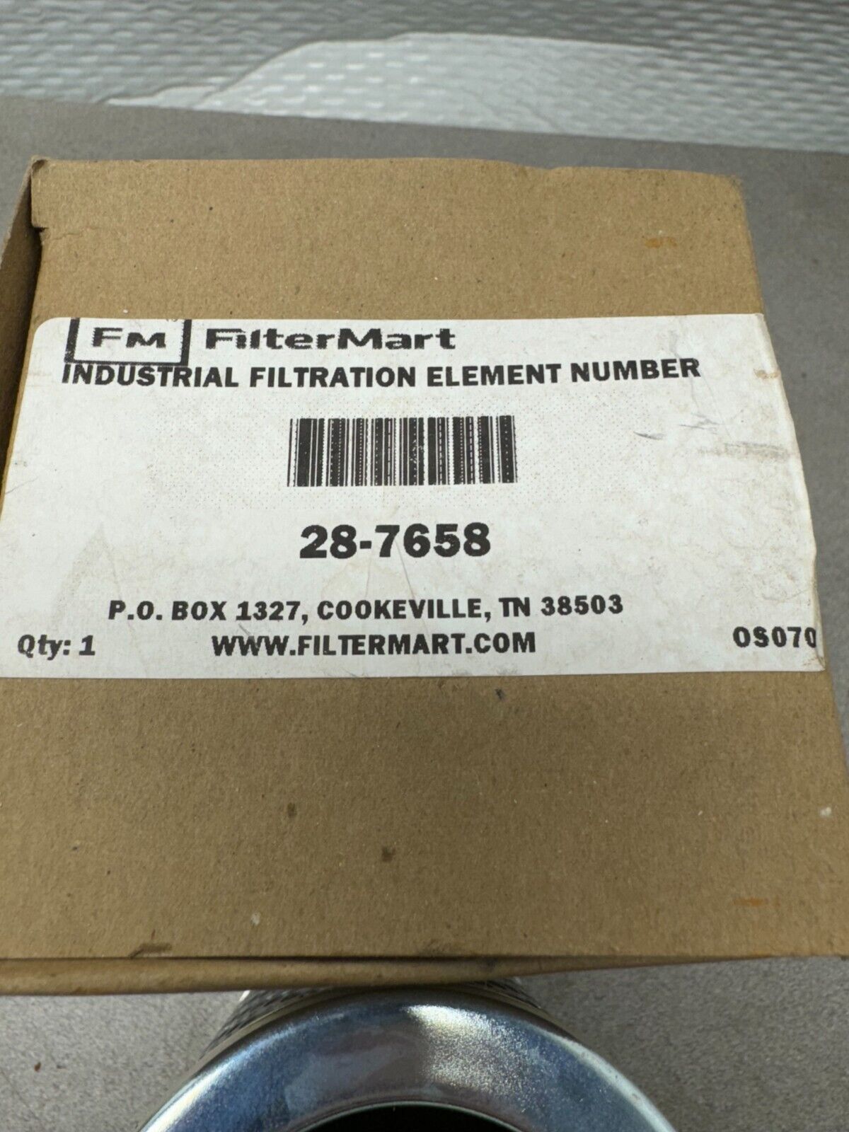 NEW IN BOX FILTERMART INDUSTRIAL FILTRATION ELEMENT 28-7658 19015622