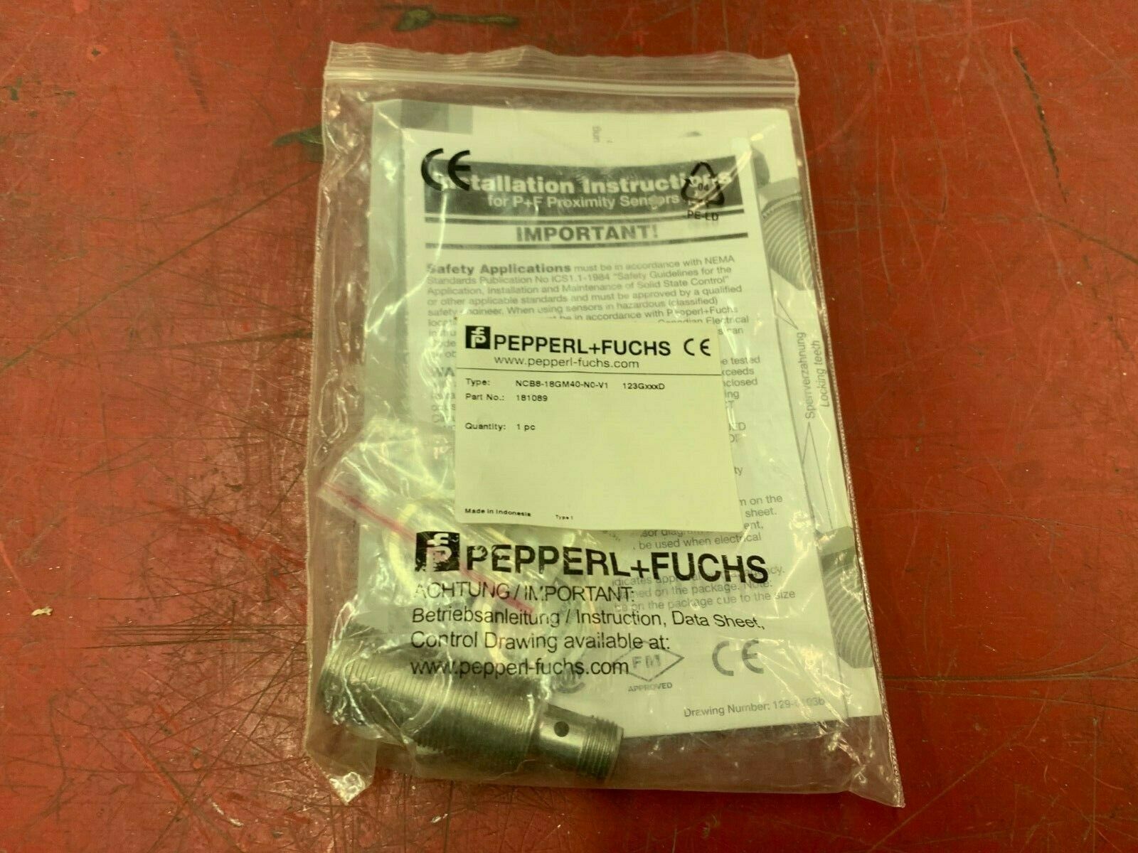 NEW IN PACKAGE PEPPERL + FUCHS SENSOR NCBB-18GM40-N0-V1
