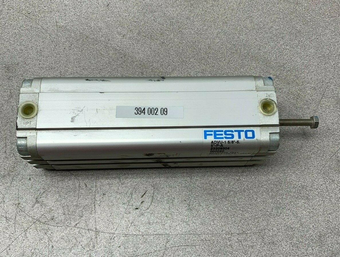 NEW NO BOX FESTO 23209304 PNEUMATIC CYLINDER ADVU-1 5/8"-5.5"-P-A