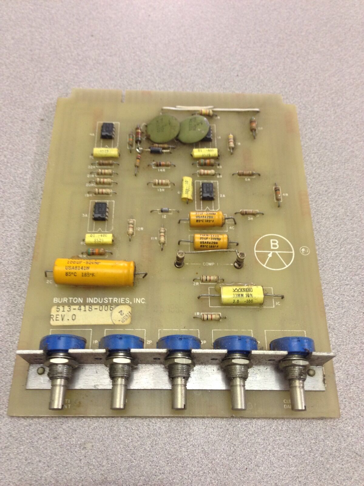 USED BURTON 413 122 AMPLIFIER CARD 513 418 006