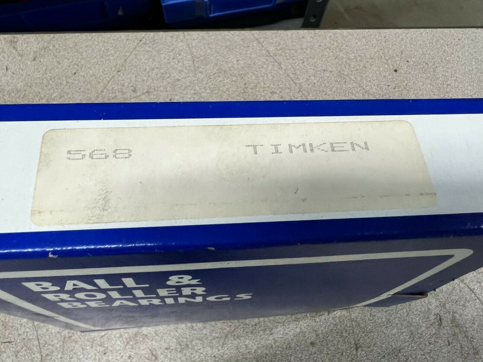 NEW IN BOX TIMKEN ROLLER BEARING  568