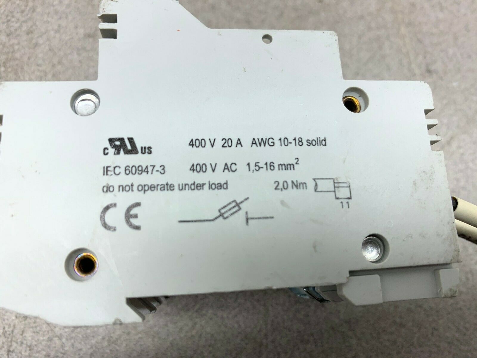 USED SIEMENS FUSE SOCKET 3NW7330