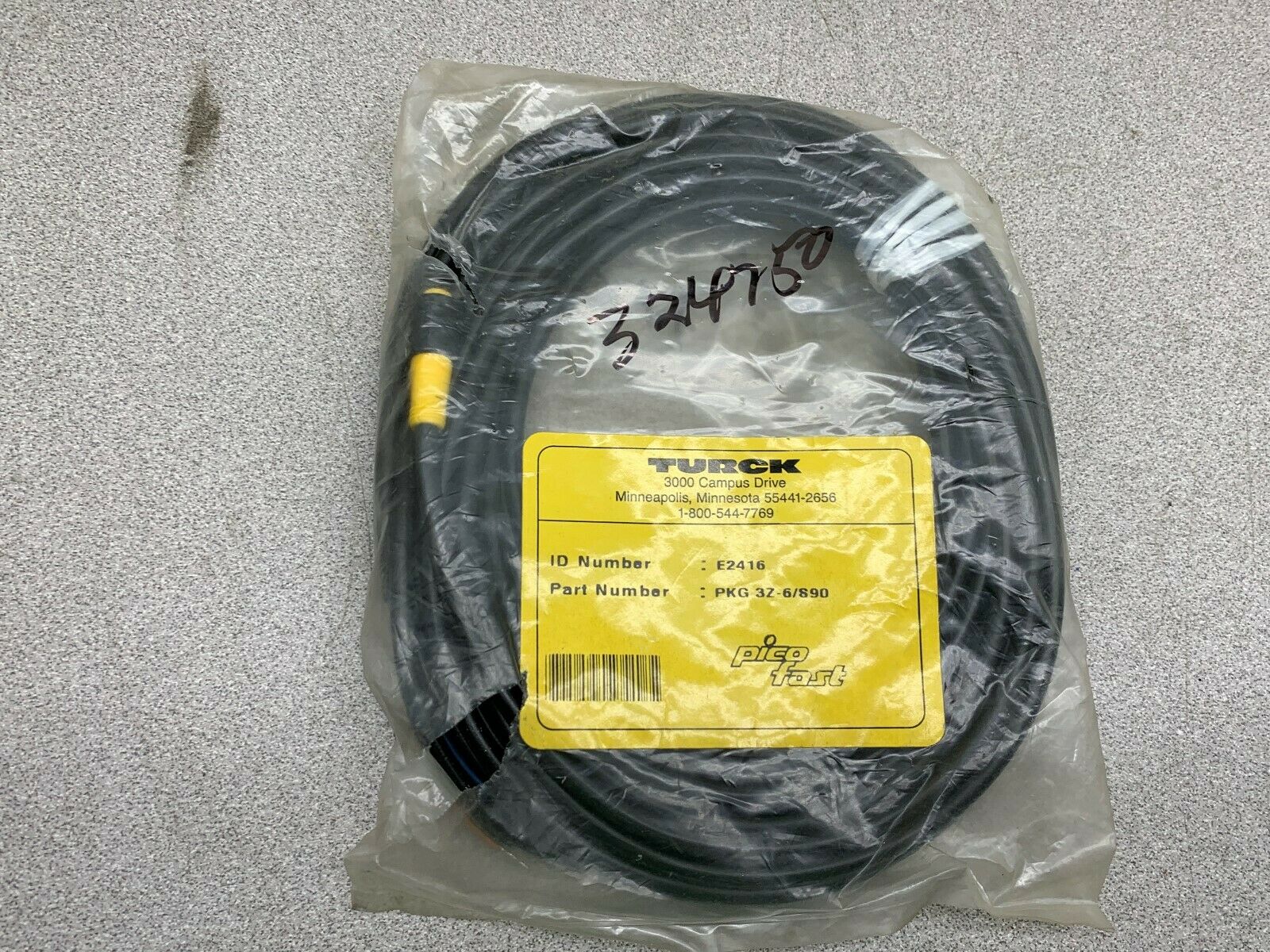 LOT OF 3 NEW NO BOX TURCK CABLE PKG 3Z.6/890