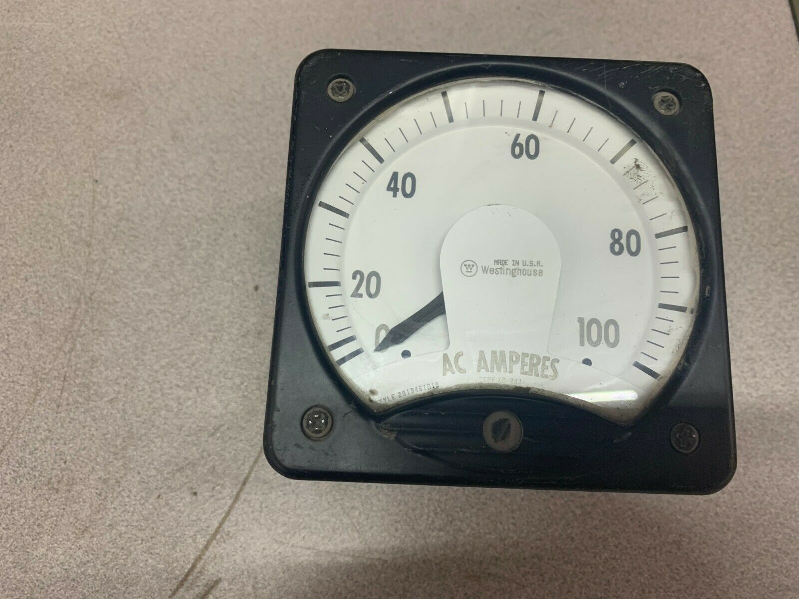 USED WESTINGHOUSE 0-100 ACA METER 291B461A19