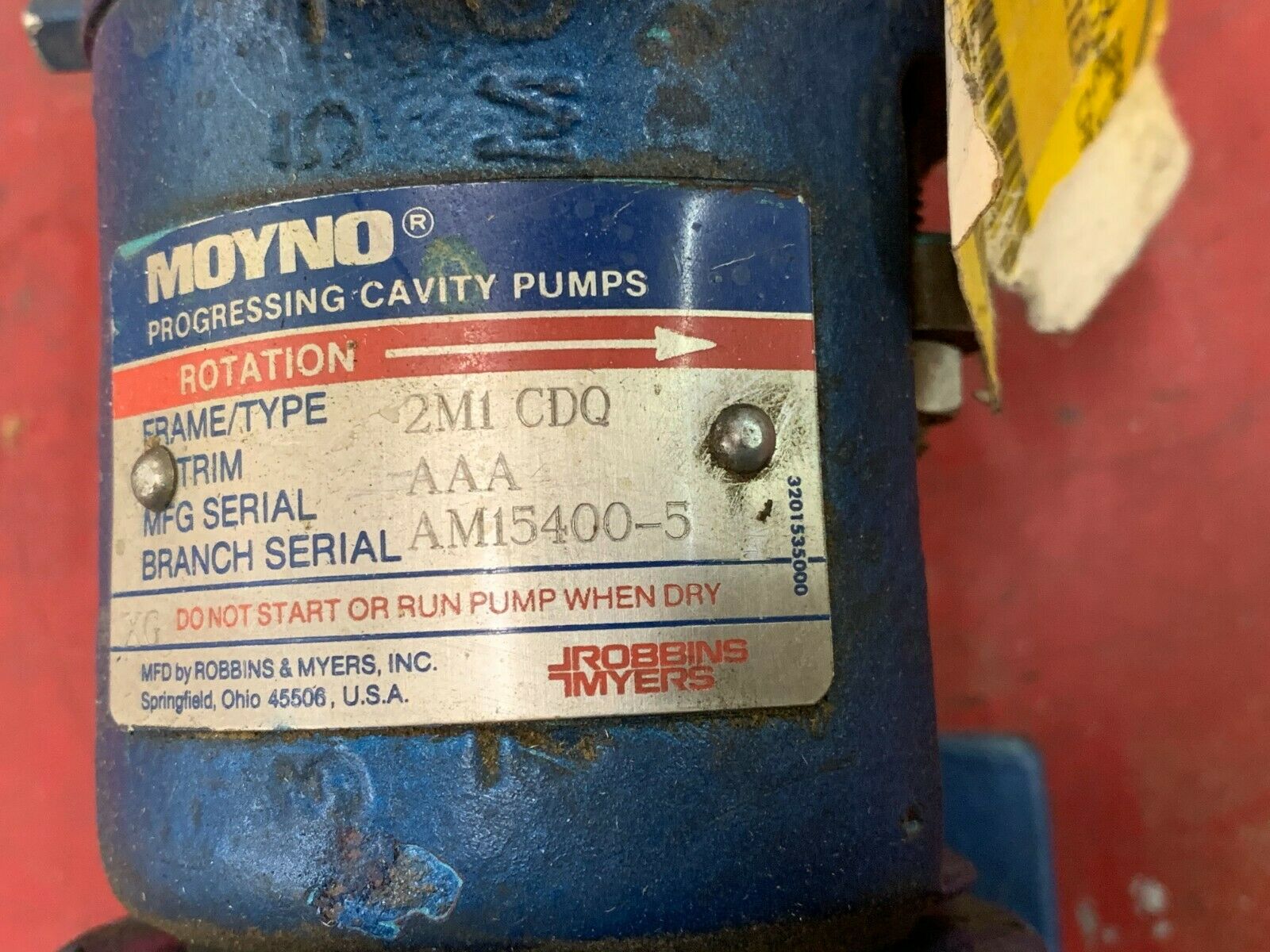 NEW NO BOX MOYNO PUMP 2M1 CDQ