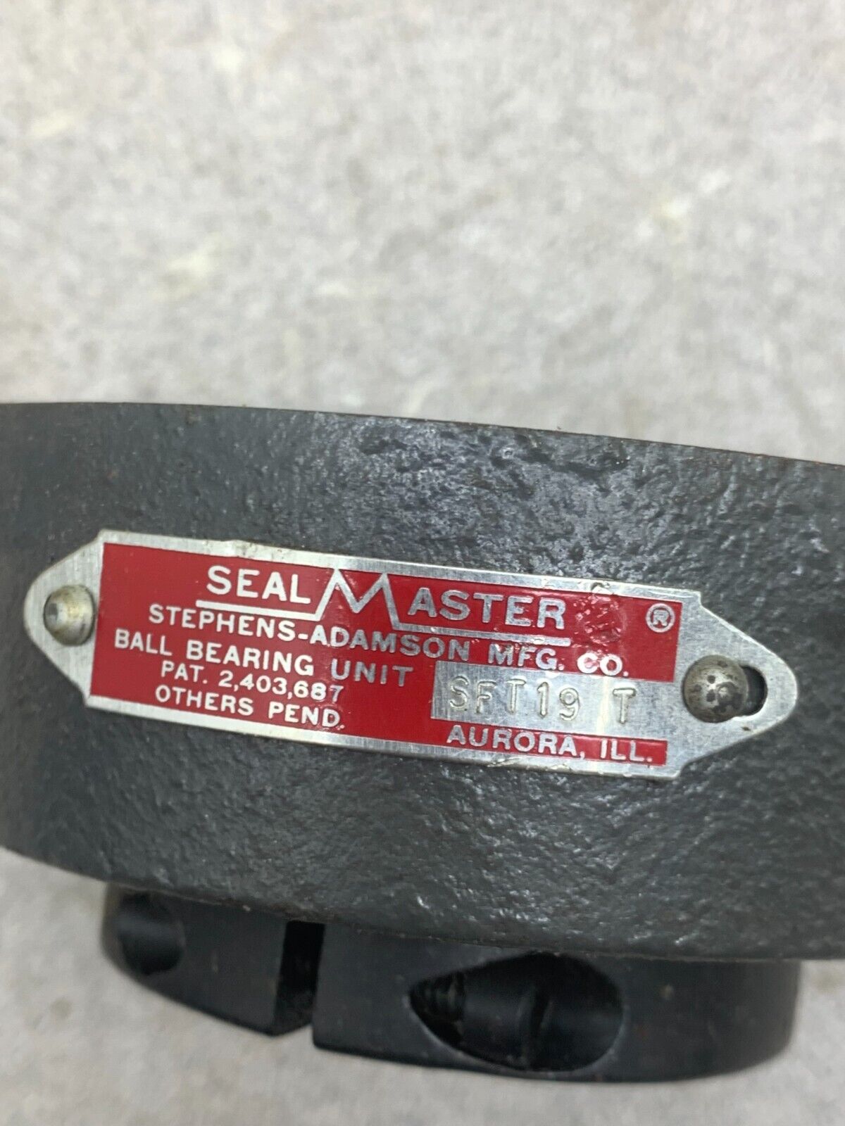 NEW SEALMASTER SFT-19T 2-BOLT FLANGE BEARING 1-3/16" BORE SFT19T